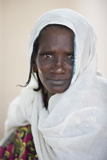 La mirada de Africa en una mujer de Mali