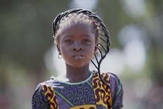La profunda mirada de Africa en una niña de Mali